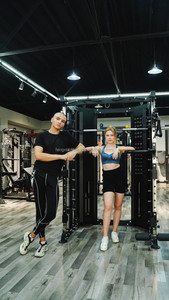 Equipo de fitness Todo en uno Polea de cable Entrenamiento de funciones múltiples Smith Power <span class=keywords><strong>Rack</strong></span> <span class=keywords><strong>con</strong></span> pila de peso DY = 6000E - Product Image 5