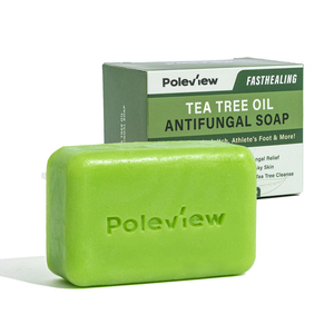 Tùy chỉnh FSC đóng <span class=keywords><strong>g</strong></span>ói cpsr thành phần thảo dược dầu cây trà kháng nấm Thanh xà phòng cho mặt & cơ thể mụn kháng khuẩn - Product Image 1