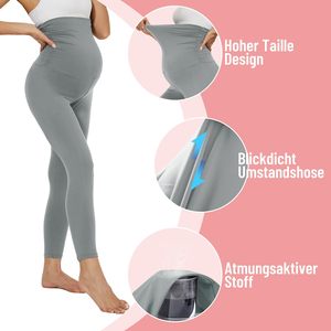 Pantaloni Premaman a Vita Alta, Casual e alla Moda, a Tre Quarti - Product Image 5