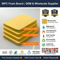 Panneau en mousse WPC de haute qualité 15 mm 18 mm 25 mm, plaque WPC pour la fabrication de portes et d'armoires, panneau composite bois-plastique