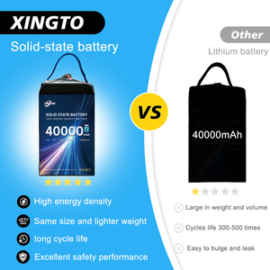 Batería de Litio Semisólida XINGTO 12S 14S 44.4V 51.8V 40000mAh 400wh/kg de Rendimiento Estable, Paquete Flexible para Drones/UAV - Product Image 4