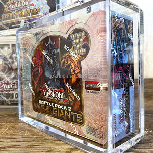 SHP personnalisé yu-gi-oh cartes à collectionner vitrine en acrylique Yu-Gi-Oh légende des <span class=keywords><strong>yeux</strong></span> bleus boîte de booster de <span class=keywords><strong>dragon</strong></span> <span class=keywords><strong>blanc</strong></span> étui en acrylique - Product Image 1