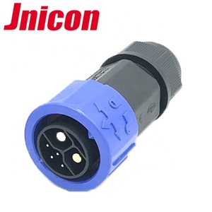 Jnicon M23 étanche 2 + 1 + 5 broches 50amp câble mâle connecteur de prise femelle pour batterie de scooter électrique - Product Image 3