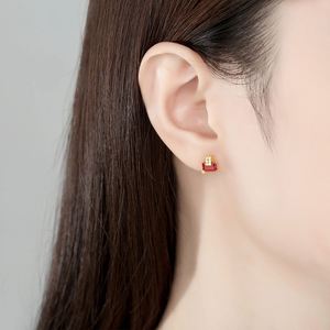 Parure de bijoux en argent 925 plaqué rhodium avec zircon, collier, boucles d'oreilles et bague, cadeau de luxe pour femme, idéal pour mariage et soirée, coupe émeraude classique - Product Image 5