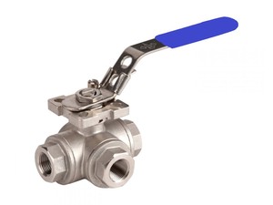 Half Inch Three Way Stainless Steel Ball with PTFE <b>Sealing</b> for High Temperature Industrial Water Applications - Product Image 4