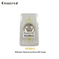 VC-254-2 25.4mm À Membrane Haut-Parleur raccords membrane en titane tweeter pilote unité membrane pour président du pilote