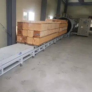 Automatische Holz bearbeitungs maschine JYC Hochfrequenz heizung Holzkammer-Trocknungs maschine 3CBM Vakuum-Holz trockner