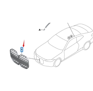 51137486809 maglia non perforata placcato a rete centrale all-star è adatta per <span class=keywords><strong>BMW</strong></span> <span class=keywords><strong>4</strong></span> <span class=keywords><strong>serie</strong></span> G23 - Product Image 4