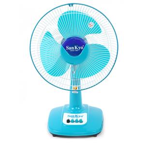 Sankyo พัดลมตั้งโต๊ะ AC ขนาด12นิ้วแบบพกพาสำหรับใช้ในบ้าน, กล่องแบตเตอรี่แหล่งพลังงานไฟฟ้า33วัตต์ผลิตจากโลหะจากเวียดนาม - Product Image 2