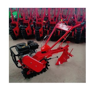 Small Plough Machine Agricultural Mini Chain Track Micro Tiller Crawler <b>Cultivator</b> - Product Image 1