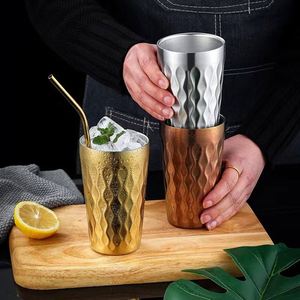 Wholesale Stainless Steel <b>Double</b> <b>Wall</b> Beer <b>Mug</b> Coffee Cup Travel Tumblers Customizable Logo Luxury Cup - Product Image 1