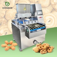 Machine automatique à petite échelle pour la fabrication de biscuits à fleurs torsadées avec servomoteur