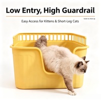 Precio de Fabricante: Arenero para Gatos, Bandeja Sanitaria Cerrada para Mascotas, Fácil de Limpiar, Suministros para Mascotas, Venta Directa de Fábrica OEM