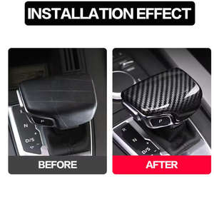 Cubierta Decorativa para Palanca de Cambios, Accesorios para Automóviles <span class=keywords><strong>AUDI</strong></span> A4 B8 B9 A5 A6 C5 C6 C7 A7 A8 S3 Q3 <span class=keywords><strong>Q5</strong></span> <span class=keywords><strong>Sportback</strong></span> FY Q7 4M Q8 A3 8V V8 8P - Product Image 3