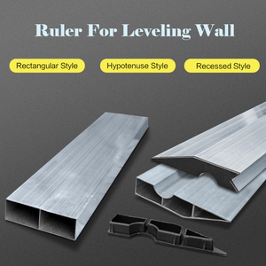 Thước cạo phẳng kiểu chữ nhật, kiểu cạnh nghiêng, kiểu âm tường dùng để san phẳng tường, trét bột bả, trát tường - Product Image 2