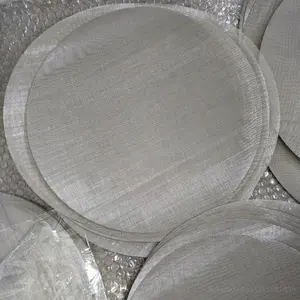 Disques filtres ronds en acier inoxydable, 5 pièces, 10, 15, 20 microns