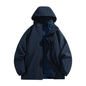 Chaqueta Unisex Impermeable y Cortavientos de Soft Shell para Exteriores, Estilo Motociclista, Cálida, Anti-UV, con Cierre Largo - Product Image 5