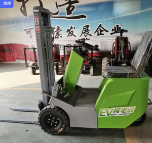 Ventas de fábrica 800KG Mini carretilla elevadora eléctrica de tres ruedas Grúa apiladora de elevación hidráulica para el taller de almacén Precio barato - Product Image 5