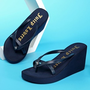 Sandales compensées à plateforme pour femme, style tongs, à enfiler, semelle épaisse de 8 cm, antidérapantes, pour la plage, livraison directe transfrontalière - Product Image 5