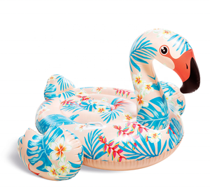 INTEX 57559 Tapis flottant gonflable imprimé animal <span class=keywords><strong>Grue</strong></span> gonflable Flamingo tropical à monter - Product Image 1