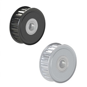 Engrenages de guidage dentés 2GT 3GT 5GT 8YU avec brides et roulements des deux côtés, en aluminium, usinés par processus de taillage cylindrique - Product Image 3