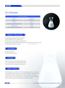 Agent auxiliaire chimique, stéarate de zinc, revêtement en poudre, agent anti-compactage, stéarate de zinc pour peinture - Product Image 4