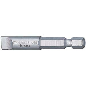 STAHLWILLE - 08301055 Embouts de tournevis DIN 3127/ISO 2351 pour vis à fente-EAN 4018754011810 INSERTS POUR EMBOUTS DE VISSAGE - Product Image 1