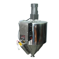 Cuve de mélange conique pour liquides chauffants et isolants, avec agitateur électrique intégré, pour l'emballage de pâtes