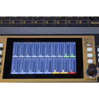 Console de DJ professionnelle, contrôleur musical, 12 canaux, 16 effets DSP, écran tactile, entrées XLR, égaliseur 7 bandes, interface audio, enregistrement