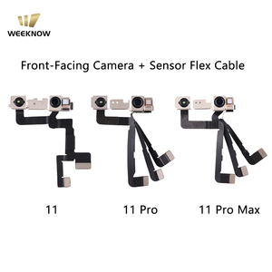 Caméra frontale pour <span class=keywords><strong>iPhone</strong></span> 11 11 Pro compatible avec 11 Pro Max avec câble flexible, pièces de réparation de téléphone, pièces de rechange - Product Image 1