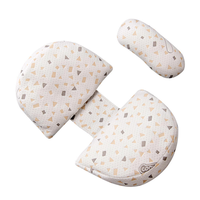 Oreiller de soutien pour la grossesse de qualité supérieure, de qualité professionnelle, de forme irrégulière, au design moderne, en polyester respirant