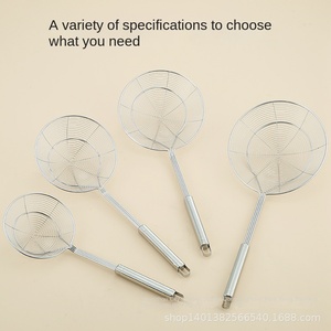 Yolecen מעובה גדול מתכת מפלדת אל חלד סיר חם מסנן כף נטו לפירות אטריות malatang - Product Image 3