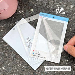 Porte-cartes <span class=keywords><strong>photo</strong></span> personnalisable en acrylique ouvert, à remplir soi-même, avec breloque et fonction <span class=keywords><strong>shaker</strong></span> - Product Image 5