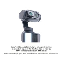 114 °   Objectif Augmenté HD pour Insta360 Luna Ultra, Accessoire d'Objectif Grand Angle pour Caméra d'Action pour la Photographie en Extérieur