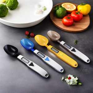 가정용 주방 저울 500g 300g 0.1g 전자 그램 계량 전기 LCD 디스플레이 식품 무게 측정 디지털 스푼 저울 - Product Image 6