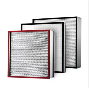 High temperature resistant ultra-fine glass fiber filter paper with separator high efficiency air filter