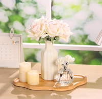 Plateau à bijoux en bois personnalisé de haute qualité, plateau de service décoratif en bois pour table basse, décoration intérieure
