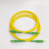 Cordon de brassage optique jaune Pigtail SC/APC G652D monomode LSZH 1M Simplex 2.0mm cordon de brassage à fibre optique