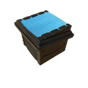 <b>Tool</b> <b>Box</b> With Blue Lid 30L <b>Waterproof</b> Portable Stackable Lockable For Vehicle Storage - Product Image 1