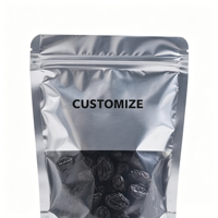Sachet Doypack en Aluminium Transparent Anti-Humidité avec Fenêtre, Emballage Alimentaire Refermable Personnalisable Certifié ISO9001 pour Aliments pour Animaux
