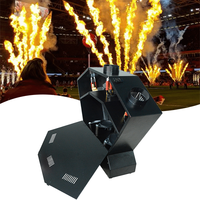 Igreslite Stage 200W Fire Flame Machine Spray Coloré 3 Mètres Haute Flamme Deux Tête Dmx Stage Fire Machine