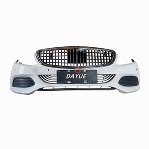 Pare-chocs en plastique <span class=keywords><strong>Mercedes</strong></span>-<span class=keywords><strong>Benz</strong></span> Classe <span class=keywords><strong>C</strong></span> 205 2016-2018 avec calandre Maybach d'origine d'occasion - Product Image 1