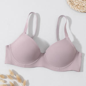 <span class=keywords><strong>Soutien</strong></span>-<span class=keywords><strong>gorge</strong></span> push-up pour femme, couleur unie, avec armatures et fermeture dorsale en acier, respirant, trois quarts, pour usage quotidien, vente en gros - Product Image 3