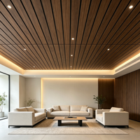 Bande PVC Légère, Moderne et Artistique, Insonorisante, Imperméable, Haute Résistance au Feu, Installation Facile, Système de Grille Personnalisable pour Bureau
