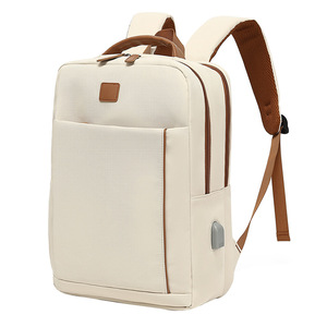 Baike Laptop <b>Backpack</b> 16-Inch <b>Waterproof</b> Casual Travel Bag For Youth Unisex Solid Color - Product Image 5