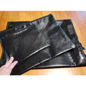 โลโก้ที่กำหนดเองอัพเกรด XL ขนาดใหญ่ไม่คันกันน้ำถุงทนไฟกระเป๋าเอกสารทน<span class=keywords><strong>ไฟ</strong></span>สำหรับเอกสารเงินและของมีค่า - Product Image 2