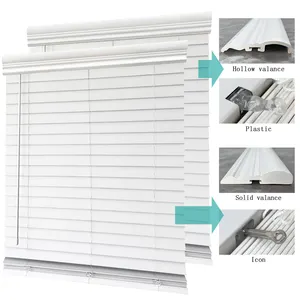 American Popular Faux Wood Blinds Cordless 2 Inch Fauxwood Blind