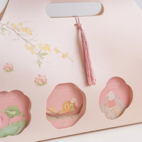 Boîtes personnalisées avec impression couleur, coffret cadeau, emballage de boîte exquis, boîte pliable avec poignée, laminage mat