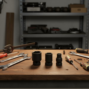 ชุดประแจบล็อกเฟอร์วี อิมแพค 3 ชิ้น ชุดเครื่องมือขับเคลื่อนหกเหลี่ยมแบบเมตริก - Product Image 3