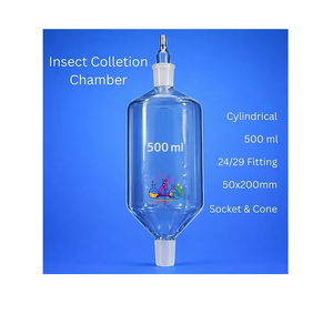 Cámara Cilíndrica de Gran Capacidad para la Colección de Insectos, Contenedor Transparente para la Observación de Especímenes de 500 ml, 50x200 mm, OEM Yashika Solutions - Product Image 1